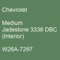 Preview: Chevrolet, Medium Jadestone 3336 DBC (Interior), W26A-7297.